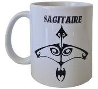 Tasse en céramique Sagittaire Cbkreation Blanc G