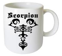 Tasse en céramique Scorpion Cbkreation BLANC G