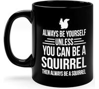 Tasse En Céramique Sei Immer Du Selbst, Es Sei Denn, Du Kannst Ein Eichhörnchen Sein. Décoratifs Tasses À Café En Céramique Porcelaine Mugs À Café Pour Boissons Latte Bureau