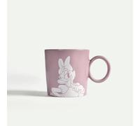 Tasse en céramique sous licence officielle Disney - Mickey & Friends - 32 cl - Tasse en grès de qualité supérieure avec motif Disney dans une boîte cadeau (violet pâle)