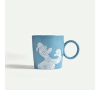 Tasse en céramique sous licence officielle Disney - Mickey & Friends - 32 cl - Tasse en grès de qualité supérieure avec motif Disney dans une boîte cadeau (bleu)