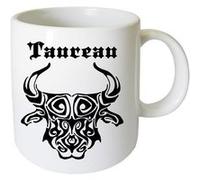 Tasse en céramique Taureau Cbkreation BLANC G
