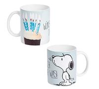 Tasse en céramique The Peanuts Snoopy, 320 ml, tasse pour café avec message, tasse pour thé