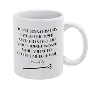 Tasse en céramique Tu vas regretter ce murmure Tasse amusante Cappuccino