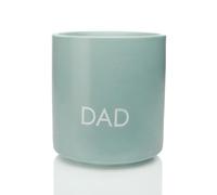 Tasse en Céramique Verte Sans Anse "Dad" - Idée Cadeau pour Papa - Gobelet Minimaliste - Tasse Moderne sans Poignée - 250 ml