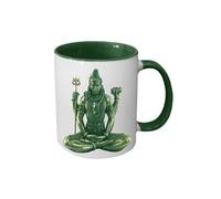 Tasse en céramique verte Shiva by Cbkreation
