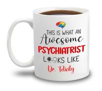 Tasse en Céramique Voici Ce Qu'est Un Psychiatre Génial Tasse À Café Design Café Tasses Humoristique Tasses À Thé pour Cadeau Fêtes Papa Cadeaux Idée Cadeaus 330 ML