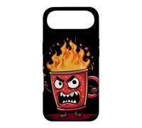 Tasse en colère avec feu pour Les Amateurs de Boissons Chaudes et de Flammes Coque pour iPhone Air