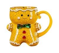 Tasse en d'épice - Tasse de Noël de 300 ml - Adorable vaisselle en résine - Design décoratif de vacances - stable et lisse - Tasse festive pour le thé, l'eau, le jus de bière, le lait