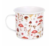 Tasse en émail avec imprimé champignon Enchanted Forest - Tasse légère inspirée de la nature, tasse de pause thé de 500 ml, quelque chose de différent et lavage à la main uniquement, décoration