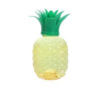 Tasse en forme de fraise, ananas, 500 ml, avec pailles, épaississant, lait, thé, jus de fruits, bouteille pour fête (ananas)