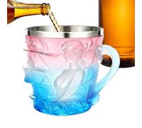 Tasse en forme de livre 3D - 150 ml - Design féminin coloré teinté avec poignée - Tasse 3D peinte à la main avec poignée - Pour femme, écrivain, lecteur, amateurs de lecture, Noël, anniversaire