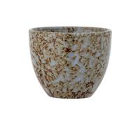 Tasse en grès bleu, sans anse, à motifs, empilable - Bloomingville, Paula - Ø8xH7 cm