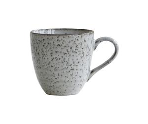 Tasse en grès gris bleuté, uni, micro-ondes, lave-vaisselle - House Doctor, Rustic - Ø9x9 cm