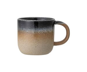 Tasse en grès multicolore, petite, artisanale, unique - Bloomingville, Aura - 8x8x8 cm