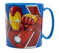 TASSE EN PLASTIQUE DE 390 ML SANS BPA, PASSANT AU MICRO-ONDES | AVENGERS HERALDIC ARMY, Bunt