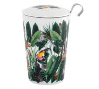 Tasse en porcelaine à double paroi avec infuseur - Rainforest