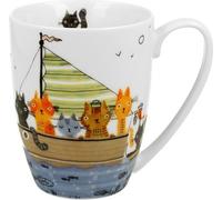 Tasse en porcelaine dans un coffret cadeau Cat's World Cat Crew