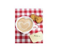 Tasse en porcelaine en forme de cour