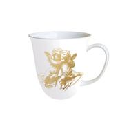 Tasse en Porcelaine Fine - Ange Doré
