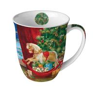 Tasse en Porcelaine Fine - Cheval à bascule en bois