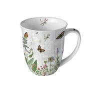 Tasse en Porcelaine Fine - Jardin bucolique