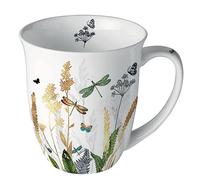 Ambiente – Tasse en porcelaine fine – Libellules – Blanc