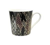 AMBIENTE Tasse en Porcelaine Fine Luxury Trees - Hauteur 9 cm - Diamètre 9 cm