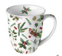 Ambiente – Tasse en porcelaine fine – Verdure d'hiver