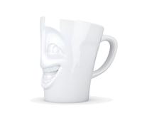 FIFTYEIGHT PRODUCTS Tasses/tasses « Witzig » (porcelaine, 350 ml, blanc, fabriqué en Allemagne)