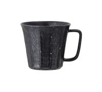 Tasse en porcelaine noire, uni, lave-vaisselle, passe au four, apte aux aliments - Bloomingville, Yoko - Ø10xH9 cm