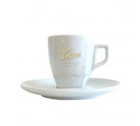 Tasse en porcelaine Voisin Espresso 6 cl avec sous-tasses - par 6
