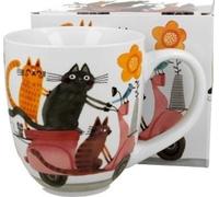 Tasse en porcelaine XXL Cat's World Cats On A Scooter