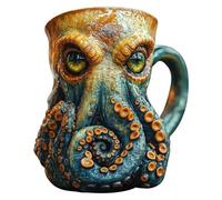 Tasse en résine en forme de pieuvre - Décoration de cour (pieuvre A)
