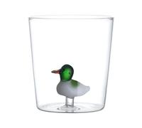 Tasse en verre 3D créative, 370 ml, tasse en verre borosilicate animal 3D, gobelet en verre avec double fond pour tasse en verre, jus, café