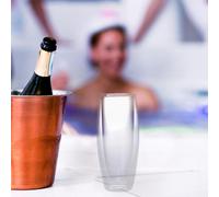 Tasse en verre à double couche - Tasse en verre résistant à la chaleur, boisson isolée | Couches internes et extérieures environnementales pour le thé, le caf, le champagne, le vin, un gobelet transp
