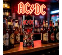 Tasse en verre commémorative du 53e anniversaire des AC/DC, objet de collection pour les fans de musique rock C