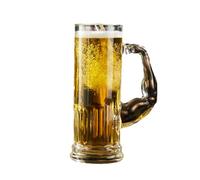 Tasse en verre épaissi simple, exquis et durable pour la maison chinoise - 7ème tasse Hercules de 580 ml.