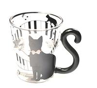 Tasse en Verre Motif Chat Chaton - Lait, Thé, Café - Créative et Mignonne