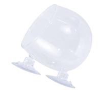 Tasse en verre pour plantes hydroponiques pour un usage domestique avec ventouse puissante pour exposer les plantes des aquariums en toute sécurité