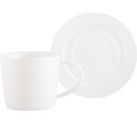 Tasse et soucoupe en porcelaine M By Mikasa