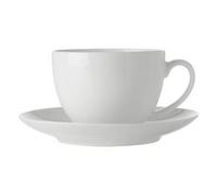 Tasse et soucoupe Maxwell and Williams White Basic Coupe, 280 ml