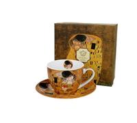 Tasse et soucoupe The Kiss Classic inspirée de G. Klimt - 0,25 l