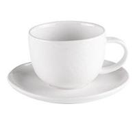 Tasse et sous-tasse à thé Ecume 22 cl (lot de 6) Table passion