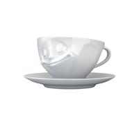 Tasse et sous tasse en porcelaine Humeur 200 ml