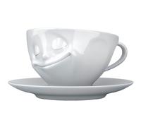 Tasse et sous tasse en porcelaine Humeur Tassen 200 ml