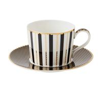 Tasse et sous-tasse - Noir - 240ml - Teas & C's Regency Maxwell & Williams