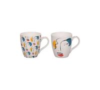 Tasse Eva 23 cl (lot de 2) - Trend'up - Multicolore - Porcelaine