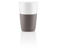 Tasse Eva Solo Cafe Latte - 2 pièces - gris éléphant