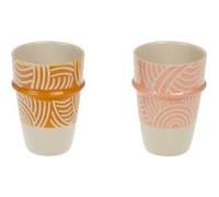 Tasse Expresso Positive (lot de 2) - Amadeus - Multicolore - Grés Multicolore G